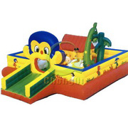 Monkey inflatable amusement park
